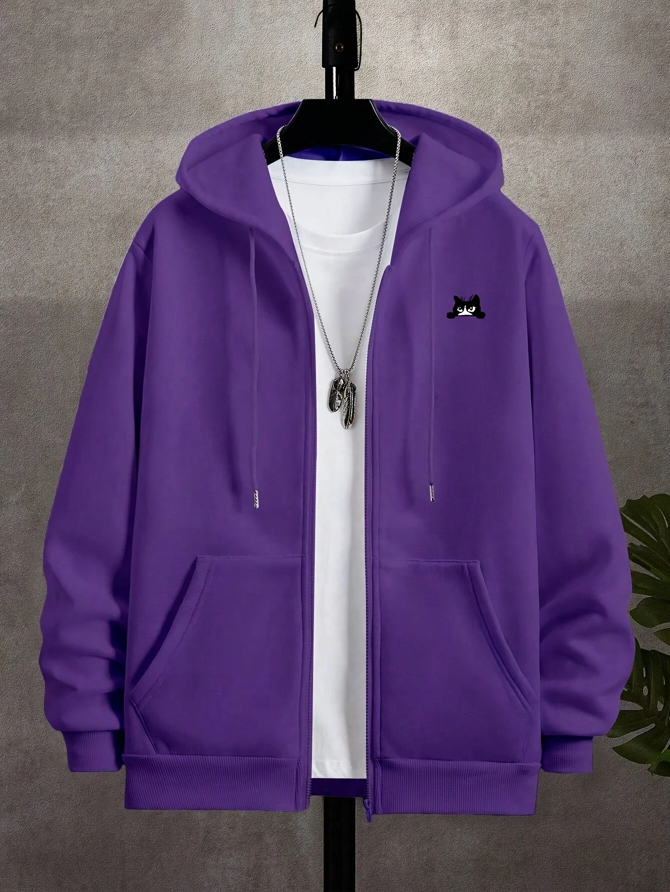 Street Fashion Zip Up Hoodie - The High Street Hoodie Men Zip