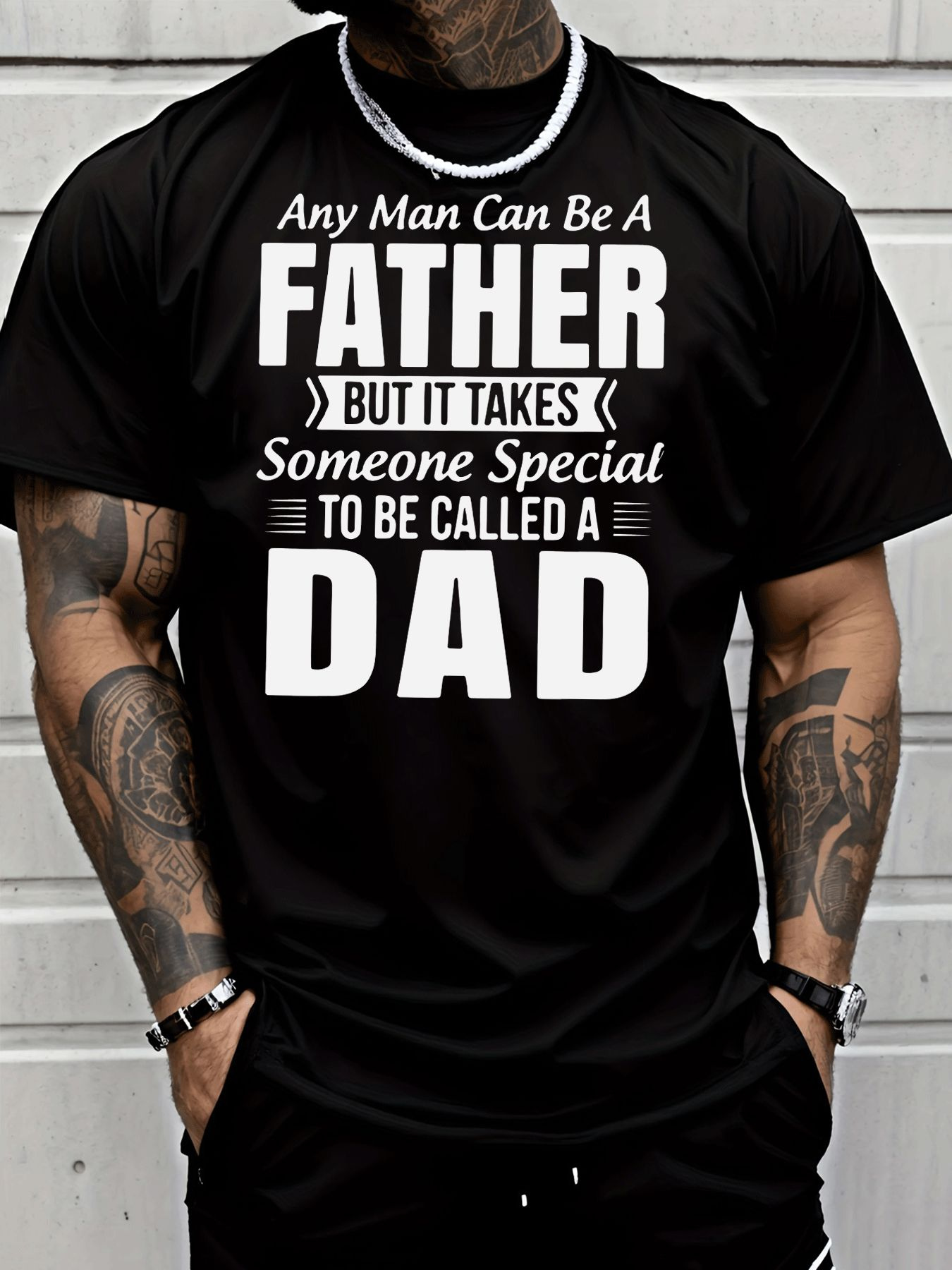 Street Style Fashion Quotes - Men's Fashion T-Shirt with a Classic