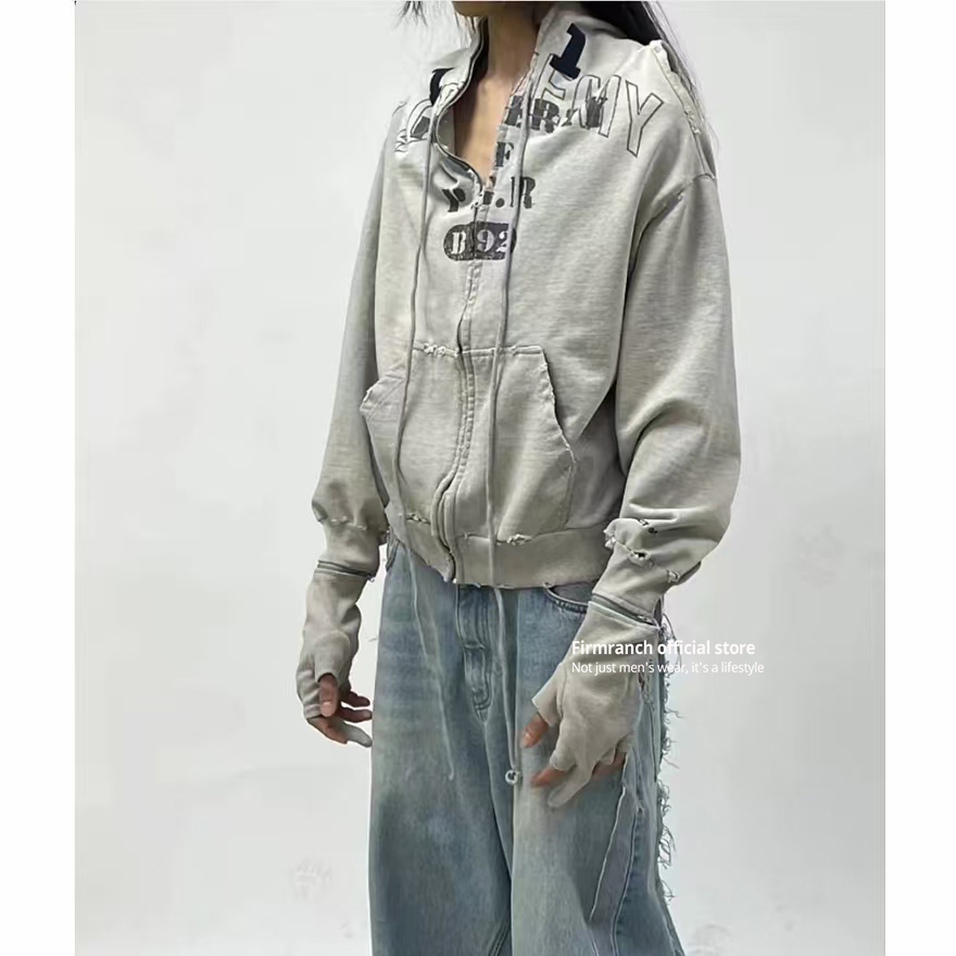 Firmranch New Autumn Winter Ko - đánh giá và giá Street Fashion Zip Up Hoodie
