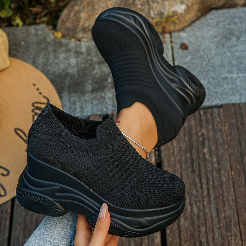Women's Knitted White Chunky S - đánh giá và giá Chunky Sneaker Platform