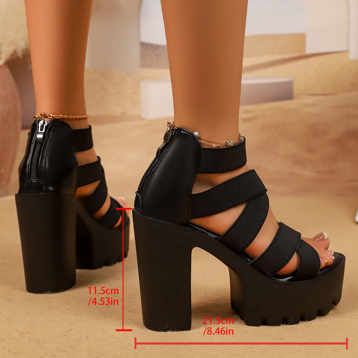 Punk Style Chunky High Heels P - đánh giá và giá Chunky Sneaker Platform