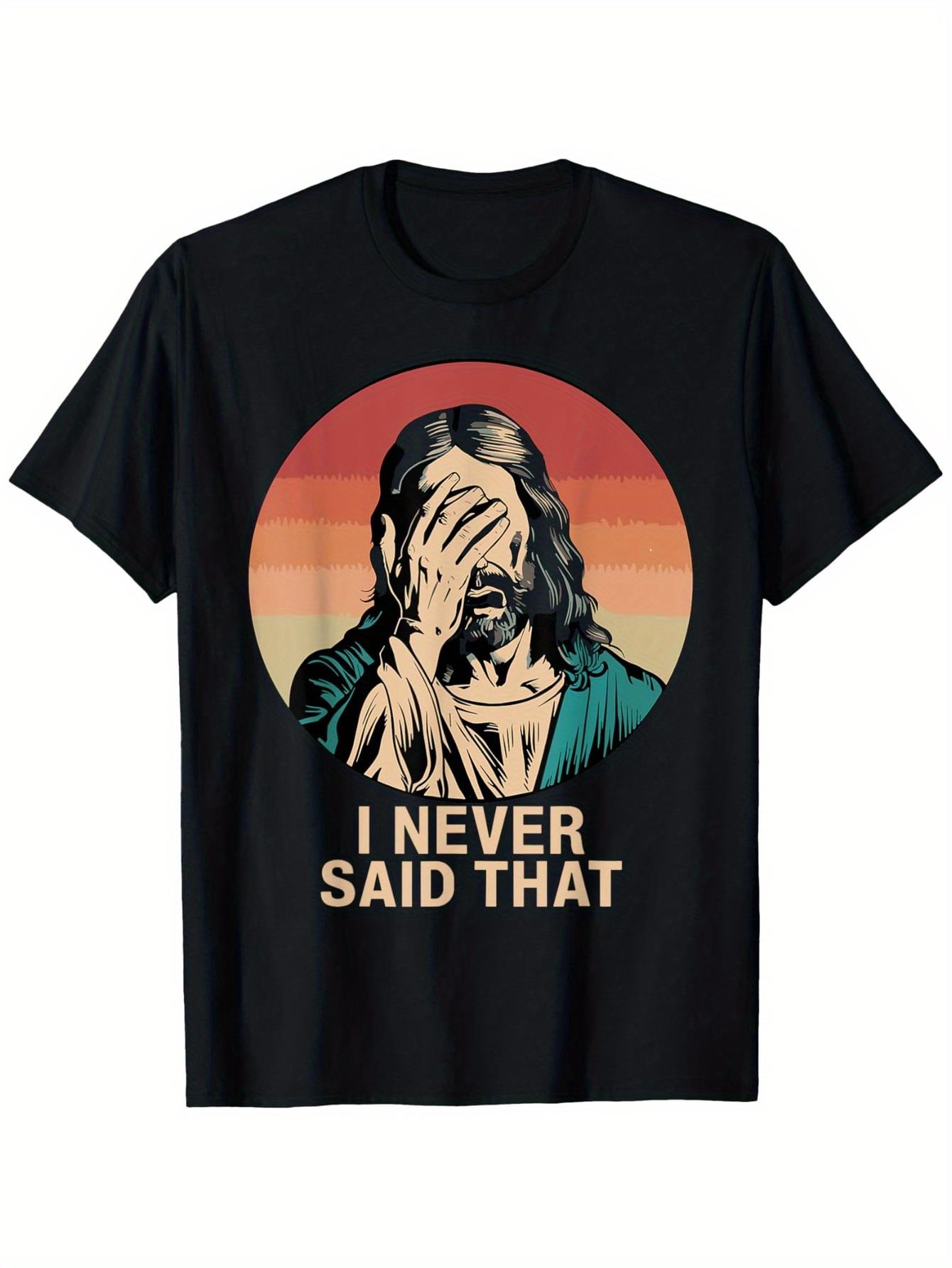 Funny Christian T-shirt with j - đánh giá và giá Street Style Fashion Quotes