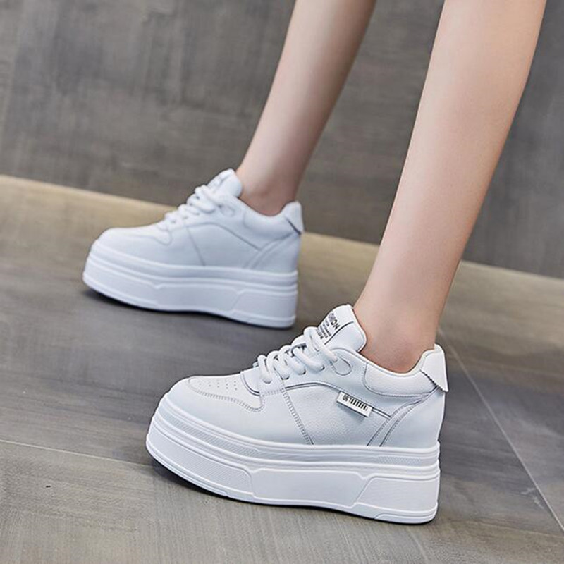 9CM Genuine Leather NEW Brand  - đánh giá và giá Chunky Sneaker Platform