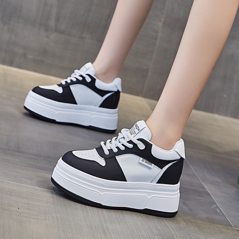 9CM Genuine Leather NEW Brand  - đánh giá và giá Chunky Sneaker Platform