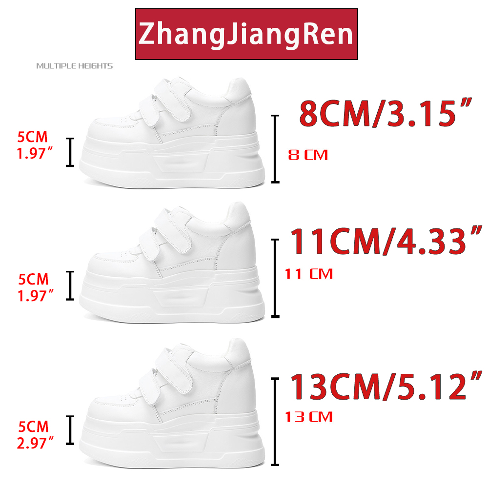 ZJR 8-13cm Women's Inner Lift  - đánh giá và giá Chunky Sneaker Platform