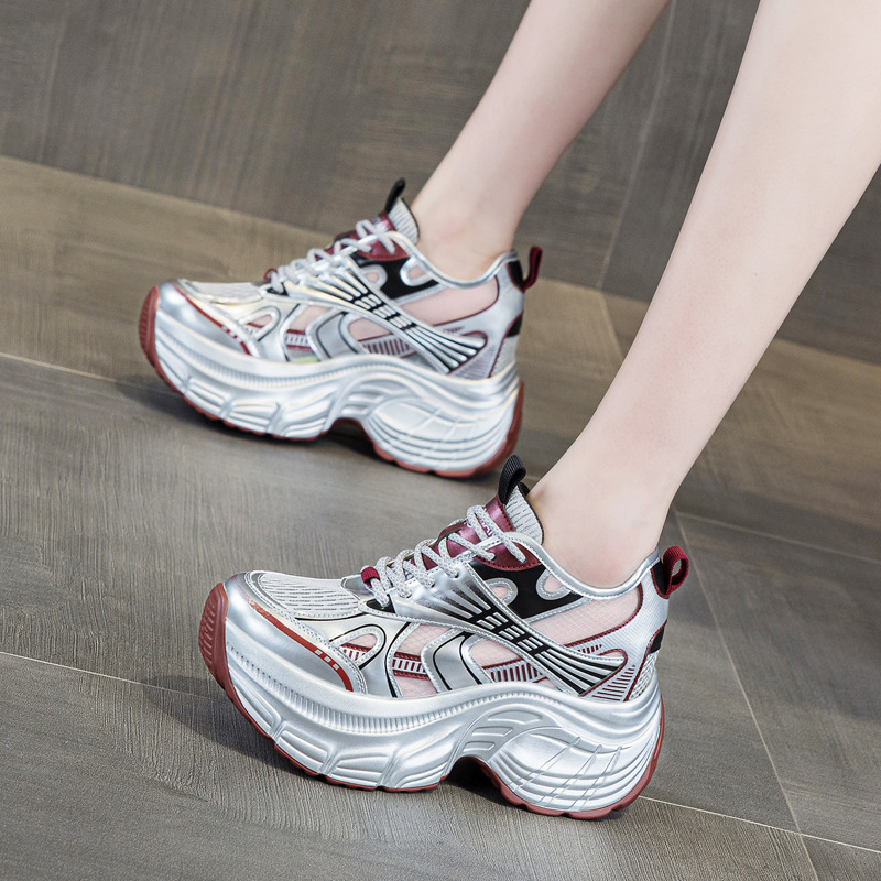 8cm Hidden Height Increasing P - đánh giá và giá Chunky Sneaker Platform