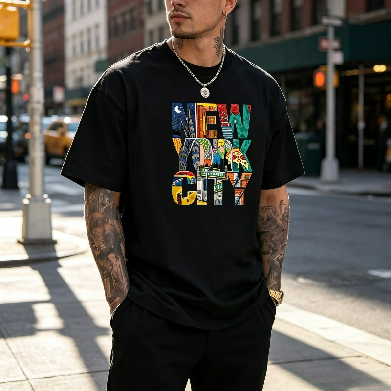 NEW YORK CITY Graphic T-Shirt  - đánh giá và giá Street Style New York Fashion