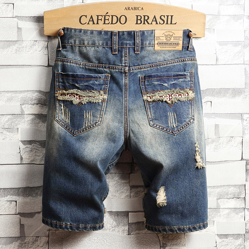 Ripped Hip-hop Denim Shorts Me - đánh giá và giá Street Fashion Types