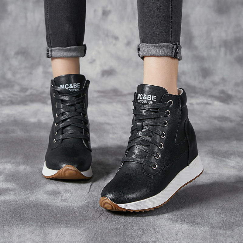 7CM Genuine Leather Women Ankl - đánh giá và giá Chunky Sneaker Platform