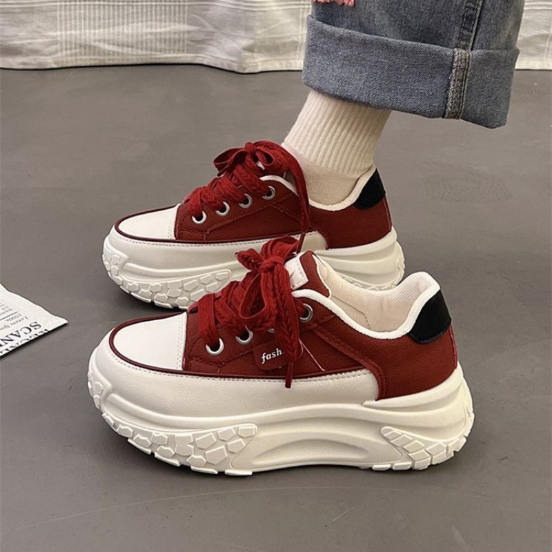 Spring Chunky White Sneakers f - đánh giá và giá Chunky Sneaker Platform