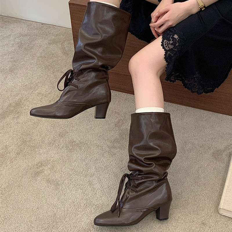 Eilyken Winter Fashion Lace Up - đánh giá và giá Street Fashion Ladies