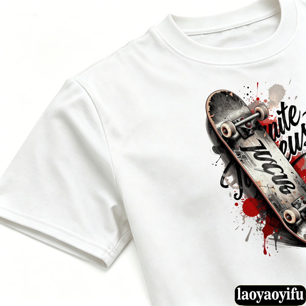 Skateboard Red Splatter Letter - đánh giá và giá Street Fashion Culture