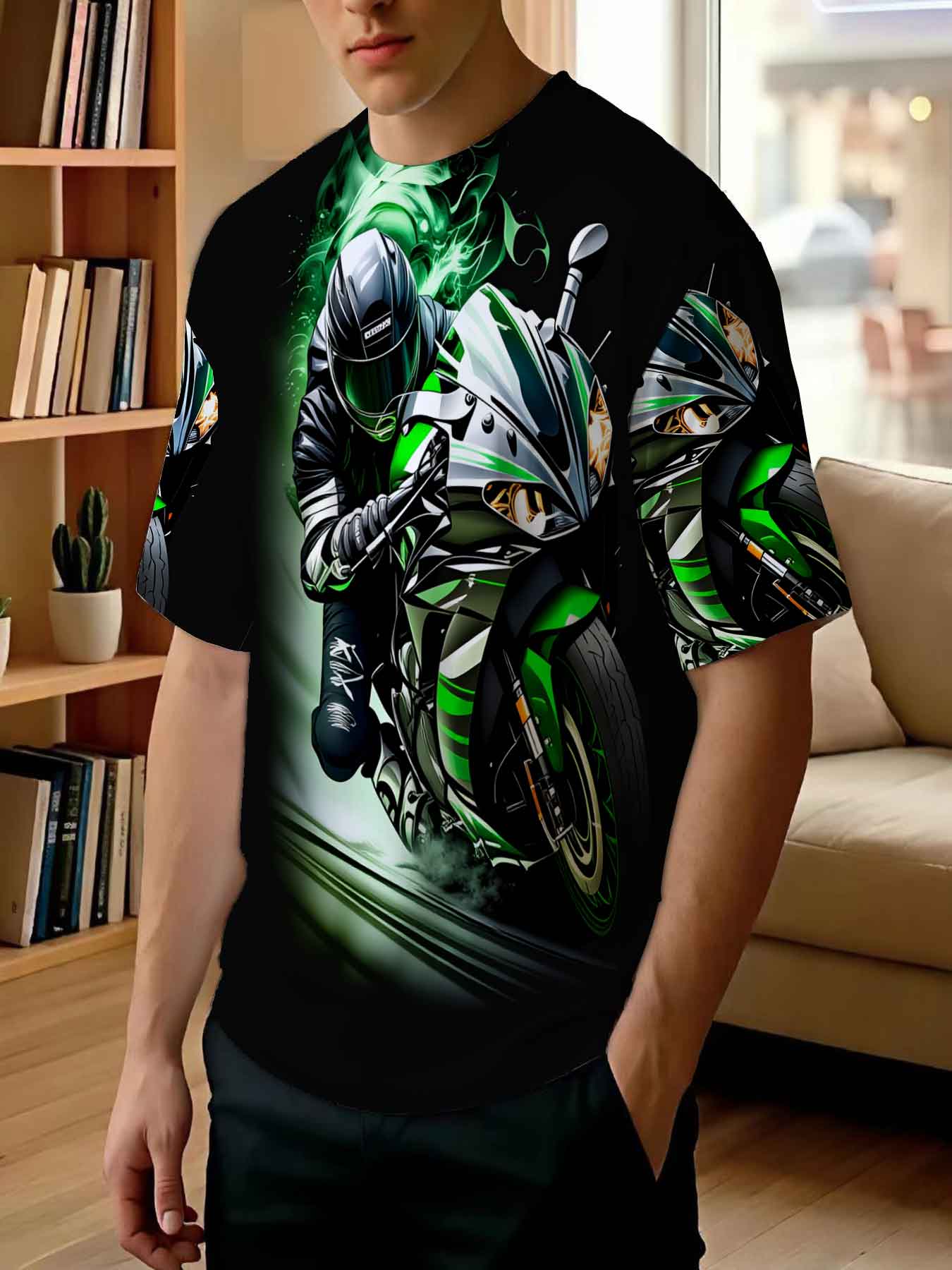 2026 new printed T-shirt  Men' - đánh giá và giá Street Fashion Culture
