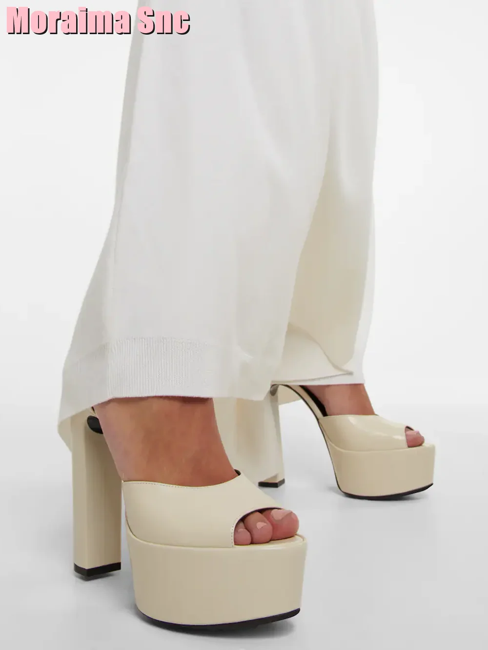 Peep Toe Platform Patent Leath - đánh giá và giá Chunky Sneaker Platform