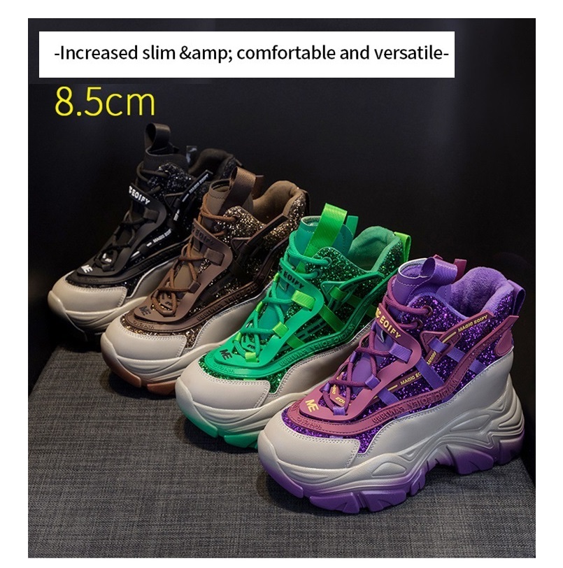 2025 Women's Hidden Wedge Snea - đánh giá và giá Street Fashion Ladies