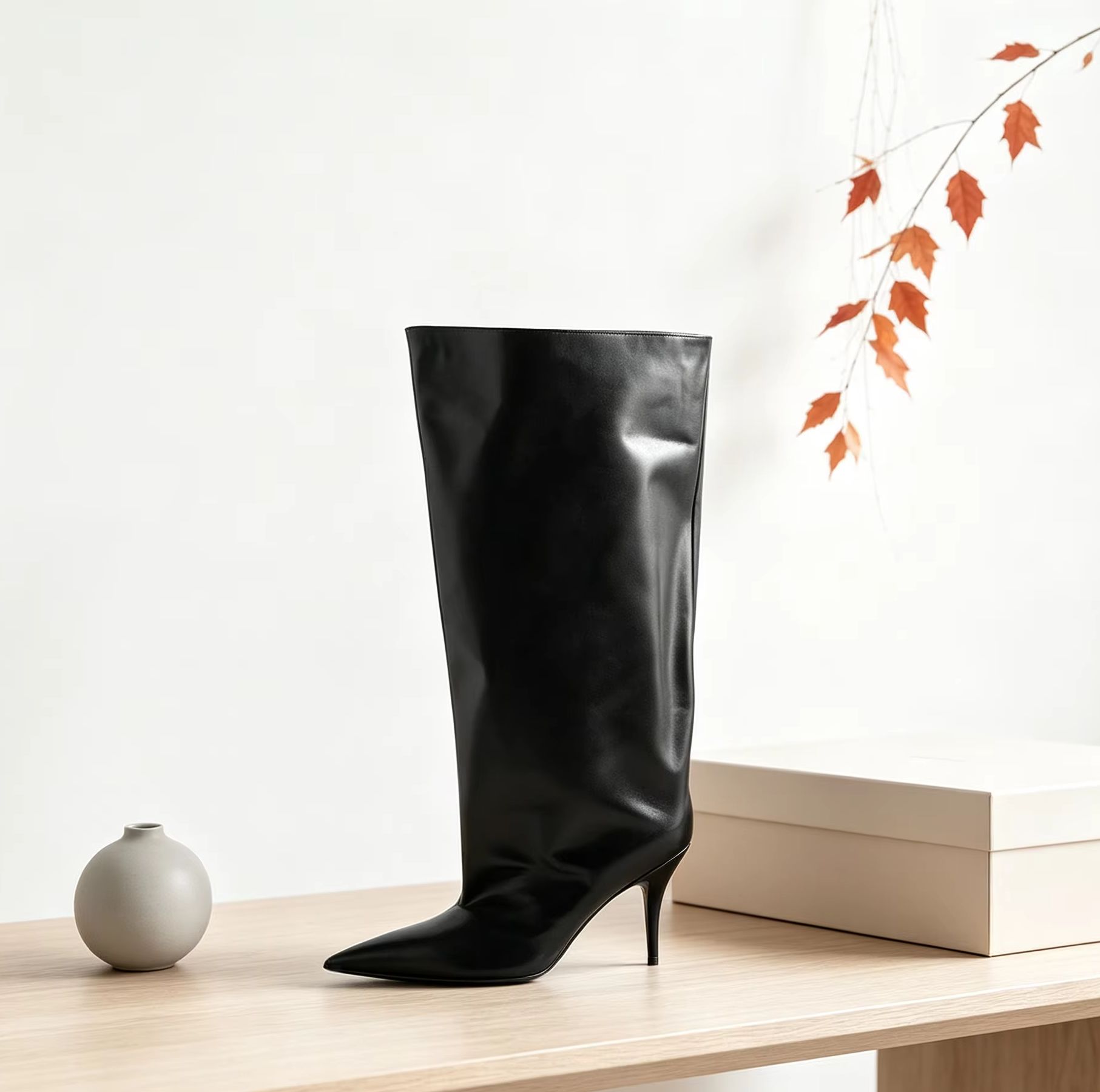 Slouch Wide Cuff Knee High Boo - đánh giá và giá Street Fashion Ladies