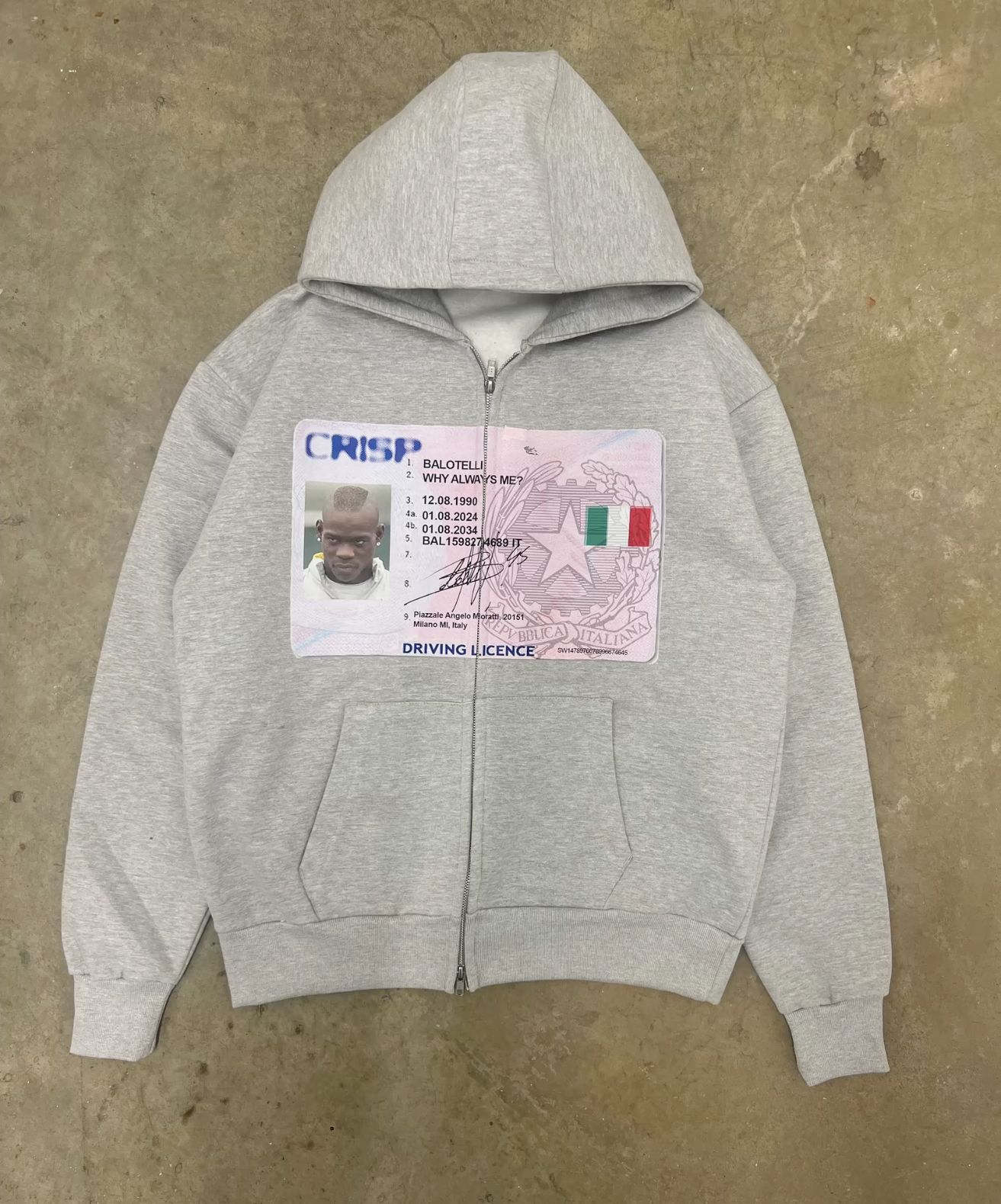 Y2K retro grey zip hoodies fas - đánh giá và giá Street Style New York Fashion