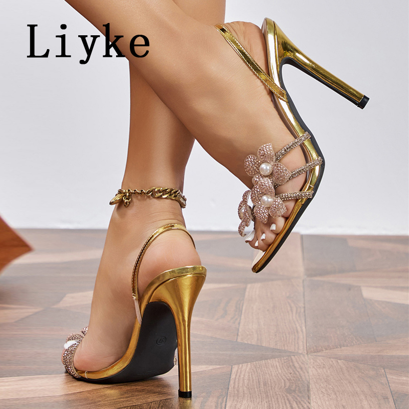 Liyke Sexy Pearl Crystal Flowe - đánh giá và giá Street Fashion Ladies